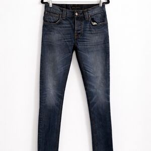 Nudie Jeans Dark Blue Skinny Jeans
